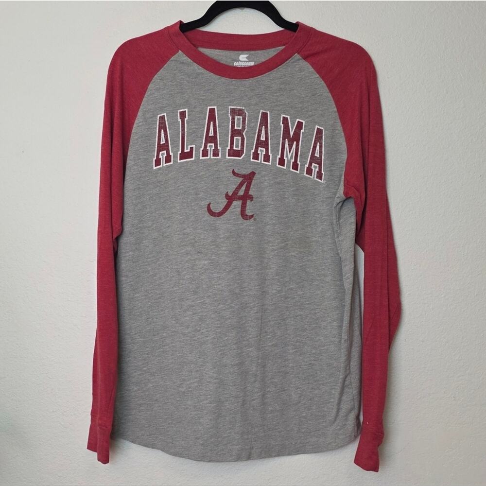 COLOSSEUM University Of Alabama Set Of 2 Long Sleeve Raglan T-Shirts Size M - Picture 2 of 16